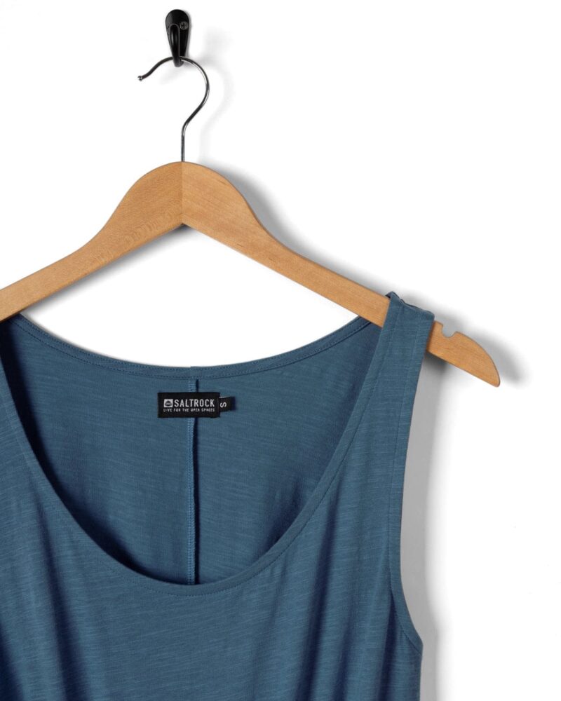 Sintess Women’s Blue Sleeveless Jumpsuit - Image 6