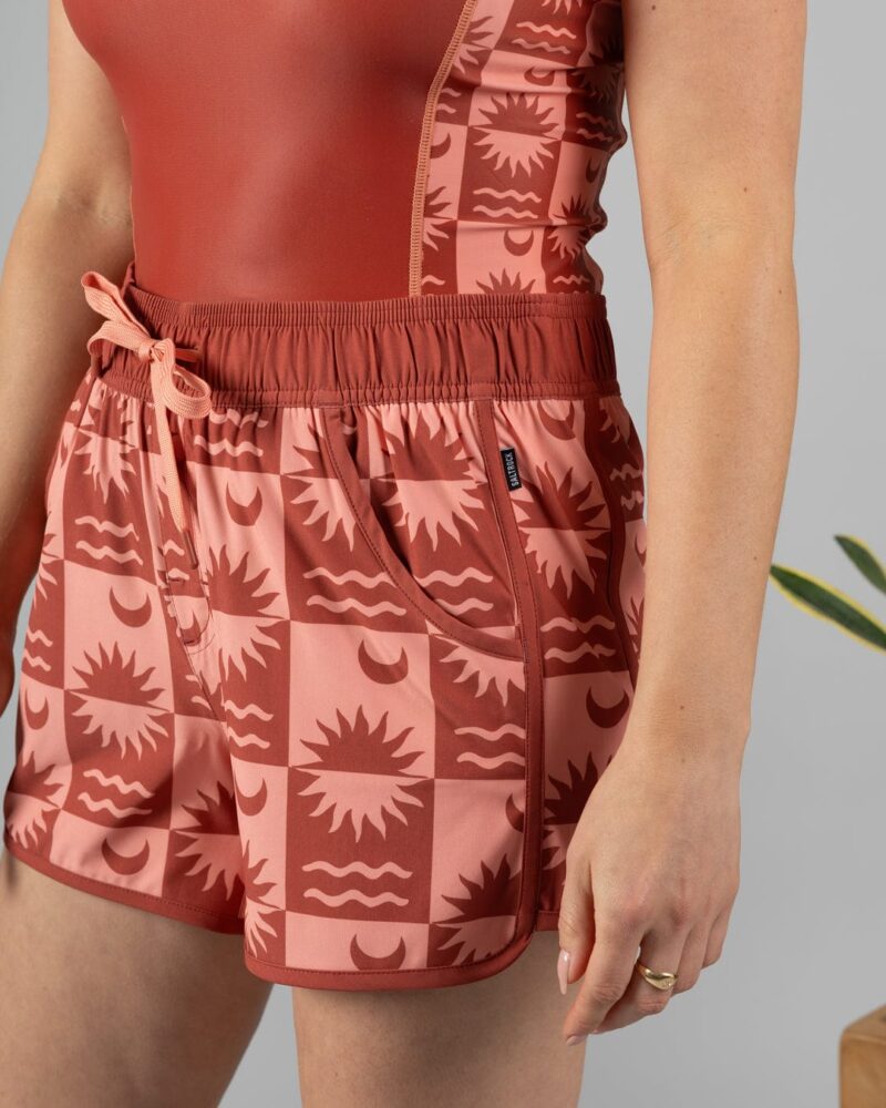 Sintess Women’s Coral Boardshorts - Image 6