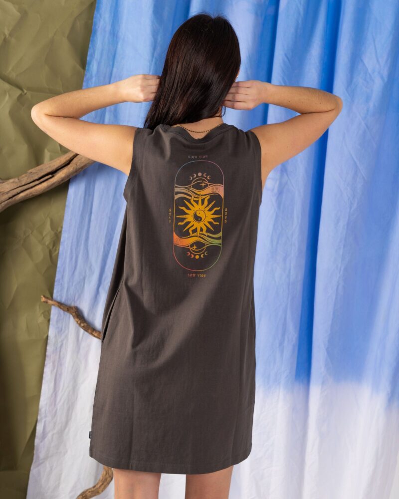 Sintess Women’s Grey Sleeveless Tank Dress - Image 10