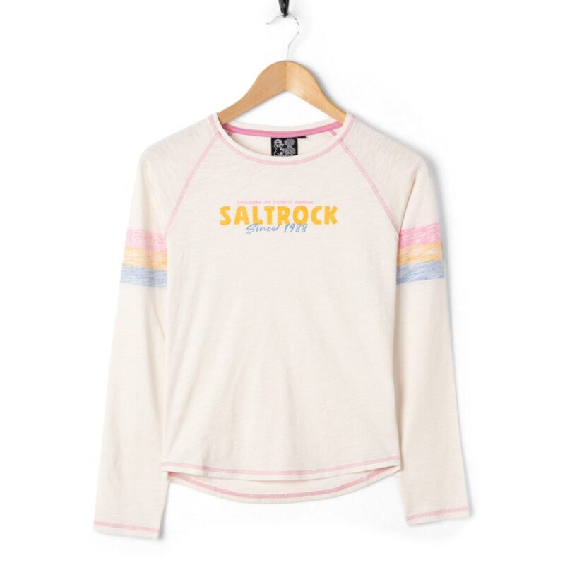 Sintess Kids’ Cream Long Sleeve Cotton T-Shirt