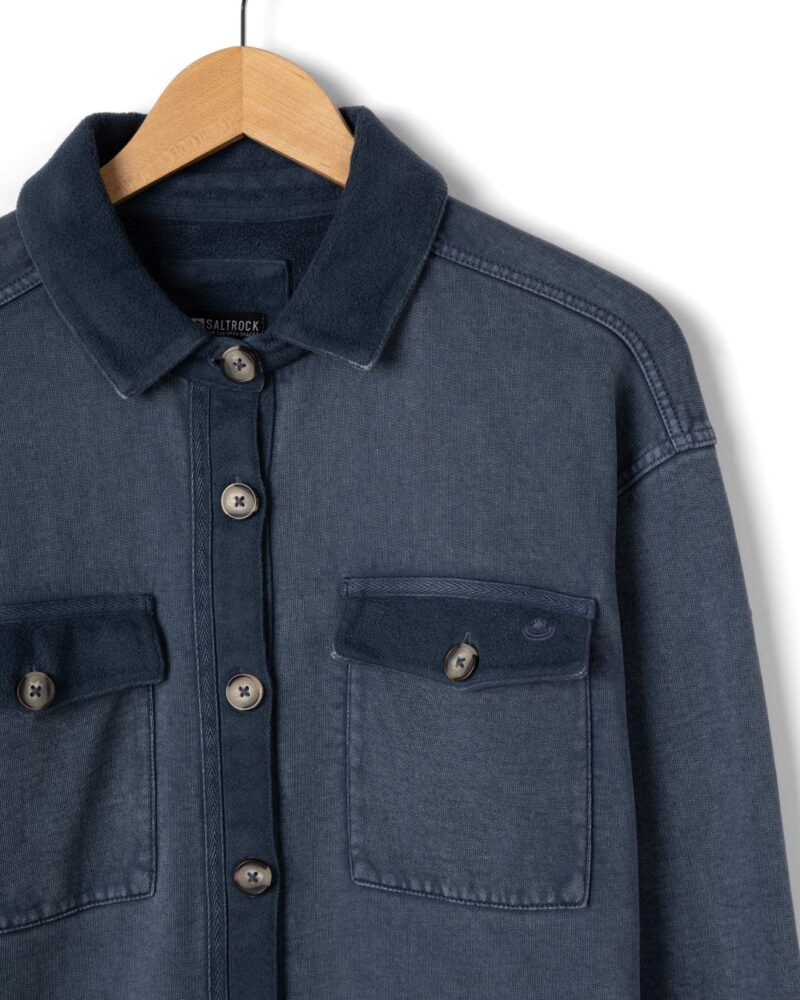 Sintess Women’s Blue Oversized Shirt - Image 5