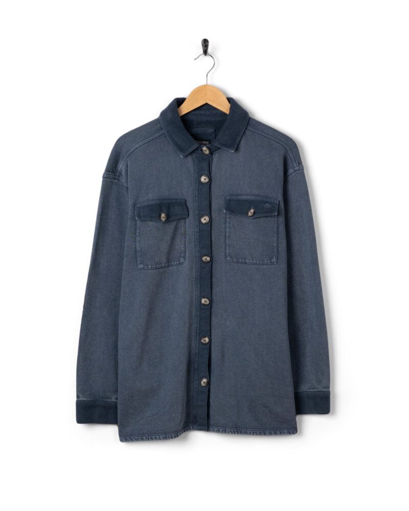Sintess Women’s Blue Oversized Shirt - Image 2