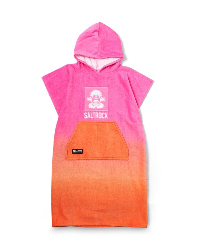 Sintess Kids’ Pink-Orange Tropical Changing Towel - Image 3