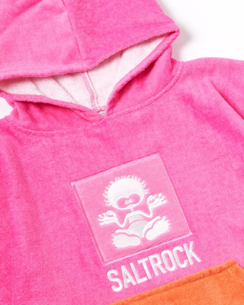 Sintess Kids’ Pink-Orange Tropical Changing Towel - Image 5
