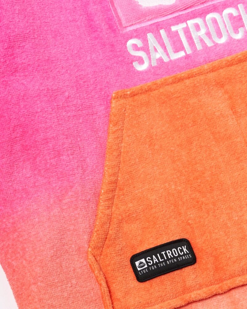 Sintess Kids’ Pink-Orange Tropical Changing Towel - Image 6