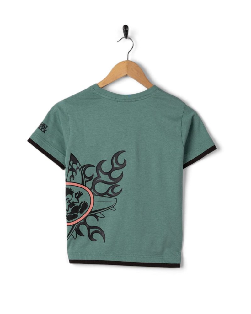 Sintess Kids’ Blue Oversized Graphic T-Shirt - Image 4