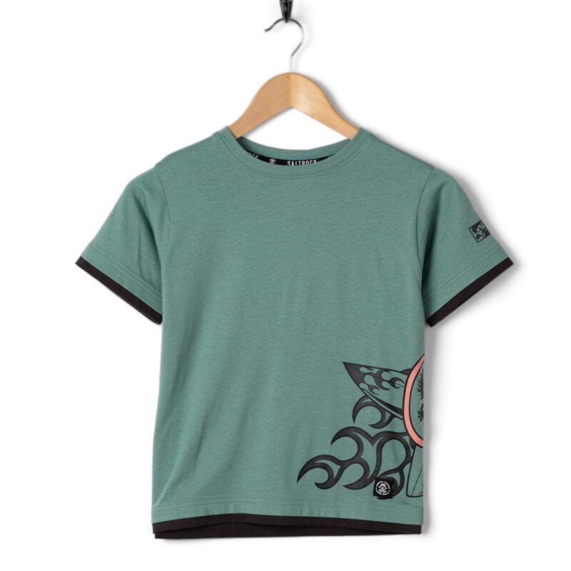 Sintess Kids’ Blue Oversized Graphic T-Shirt